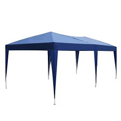 S&Cortile Outdoor 10’ x 20’ Easy Pop Up Canopy Tent Portable Shade Instant Folding with Carr ...