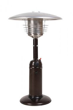 LEGACY HEATING Tabletop Patio Heater, Mocha powder coated finish