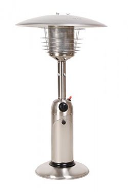 LEGACY HEATING Tabletop Patio Heater, Stainless Steel