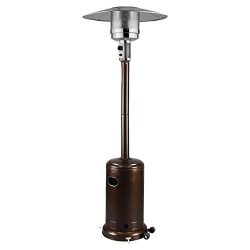 Uenjoy Commercial Patio Heater Garden Outdoor Heater 46,000 BTU’s Stainless Steel (Bronze)