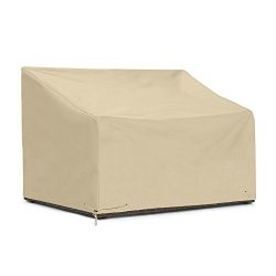SunPatio Outdoor Deep Sofa Cover, Waterproof Patio Furniture Cover 54”L x 40”W x 32& ...