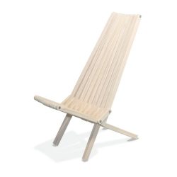 GloDea X45 Natural Lounge Chair, Bride’s Veil