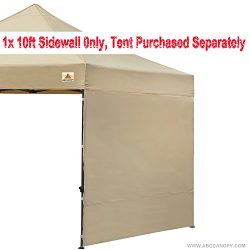 ABCCANOPY 15+colors 10′ Sun Wall for 10’x 10′ straight leg pop up canopy Tent, ...