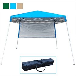 Quictent Silvox 10×10 EZ Pop Up Canopy Tent Instant Canopy Party Tent 8.7 ft height 4 Walls ...