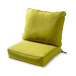 Greendale Home Fashions Deep Seat Cushion Set, Kiwi