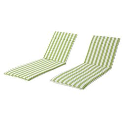 Christopher Knight Home 300076 Lakeport Patio Salem Outdoor Chaise Lounge Chair Cushions (Set of ...