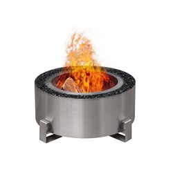 Luxeve The Patio Fire Pit | Smoke Reducing, Made from 304 Stainless Steel, and Built In America. ...