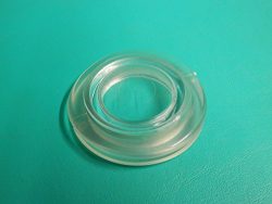 2″ Umbrella Hole Ring Plug Set Glass Outdoors Patio Table Clear Deck Yard