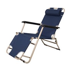 KARMAS PRODUCT Outdoor Patio Chaise Lounge Chair Folding Recline Small