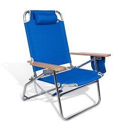 690GRAND High Capacity Beach Jumbo Chair 500lbs Folding Lounge Seat For Heavy & Tall Outdoor ...