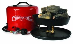 Camco Little Red Campfire 11.25-Inch Portable Propane Outdoor Camp Fire by, Approved For RV Camp ...