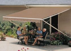 12FT SunSetter Taupe 1000XT Retractable Awning