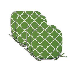 PacifiCasual Indoor/Outdoor All Weather Chair Pads Seat Cushions Garden Patio Home Chair Cushion ...