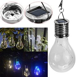 Sonmer Solar Power Rotatable Waterproof Hanging LED Light Lamp For Outdoor Garden Camping