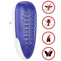 YUNLIGHTS Bug Zapper Light, Mosquito Insect Killer, 4W Plug in Electric Indoor Mosquito Trap for ...