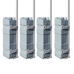 Eurmax Universal Upgraded Water Weight Feet Leg Weights For Pop Up Canopy (Set of 4)
