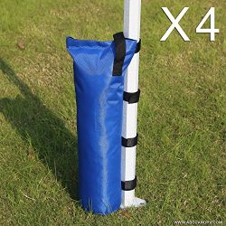 ABCCANOPY Weight Sand Bags 18” Long sand bags 4pcs (blue)