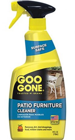Goo Gone Patio Furniture Cleaner – Removes Dirt, Bird Droppings, Food, Mildew Stains and M ...