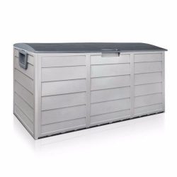 Patio Box Large Storage Cabinet Outdoor Container Bin Chest Organizer, All Weather