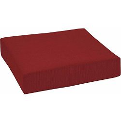 Outdoor Patio Deep Seat Bottom Cushion, Multiple Patterns, Red