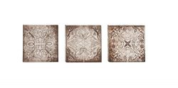 Woodland Imports 39570 Unique Canvas Art, Set of 3