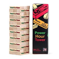 Power Hour Tower Drinking Game – Hilarious, Entertaining, & Outrageous Adult Party Game – Fu ...