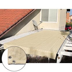 Alion Home Pergola Shade Cover Sunblock Patio Canopy HDPE Permeable Cloth with Grommets (10̸ ...