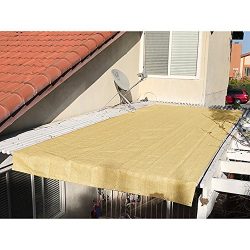 Alion Home Pergola Shade Cover Sunblock Patio Canopy HDPE Permeable Cloth with Grommets (12̸ ...