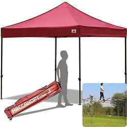 ABCCANOPY 30+colors Pop Up Canopy 10 X 10-feet Commercial Instant Canopy Kit Ez Pop up Tent,Bonu ...