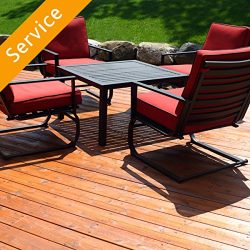 Patio Set Assembly – 5 pieces