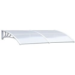 MCombo Window and Front Door Patio Cover and Outdoor Awning (40″×80″) (Pure White)