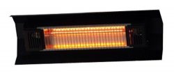 Fire Sense Indoor/Outdoor Wall-Mount Infrared Heater, Black