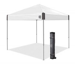 E-Z UP Ambassador Instant Shelter Canopy, 10 by 10′, White Slate