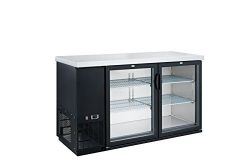 Dukers DBB48-H2 11.2 cu. ft. 2-Door Bar and Beverage Cooler