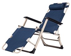 LandTrip Foldable Zero Gravity Lounge Chair outdoor Patio Leisure Seat with Pillow