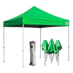 Eurmax 10’x10′ Ez Pop Up Canopy Tent Commercial Instant Shelter with Heavy Duty Roll ...