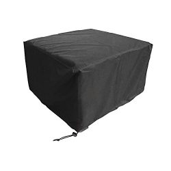 WOMACO Heavy Duty Square Patio Fire Pit/Table Cover, Waterproof Outdoor Furniture Cover (44̸ ...