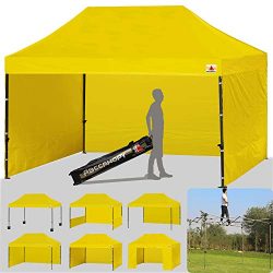 ABCCANOPY 18+ Colors Deluxe 10×15 Pop up Canopy Outdoor Party Tent Commercial Gazebo with E ...