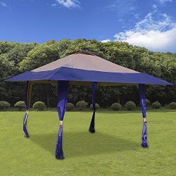 Cloud Mountain 13′ x 13′ Pop Up Canopy Outdoor Yard Patio Double Roof Easy Set Up Ca ...