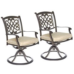 dali Patio Glider chairs, Garden Backyard Chairs Outdoor Patio Furniture 2 Pcs Sets