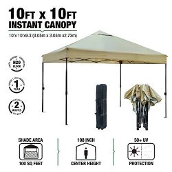 kdgarden 10′ x 10′ Outdoor Easy Pop Up Canopy Portable Event Party Shade Shelter Ten ...