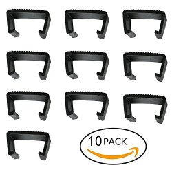 QIQIHOME Pack of 10 Patio Rattan Wicker Furniture Sectional Sofa Chair Alignment Fasteners Clips ...