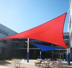 DLZY COOL Shade Sail porch shades knitting Sun Shade Sail garden sails 13′ 13′ 13 ...