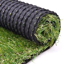 RoundLove Artificial Turf Lawn Fake Grass Indoor Outdoor Landscape Pet Dog Area (40X80 in)