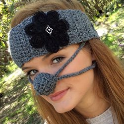 Ear Warmer & Nose Warmer Set, Dark Gray by Aunt Marty’s Original Nose Warmers