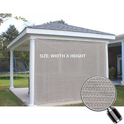 Alion Home Sun Shade Privacy Panel with Grommets on 2 Sides for Patio, Awning, Window, Pergola o ...