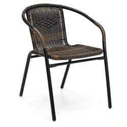 Best Choice Products Set of 4 Indoor-Outdoor Stackable Wicker Chairs