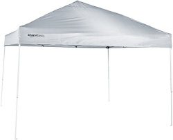 AmazonBasics Pop-Up Canopy Tent – 10′ x 10′, White