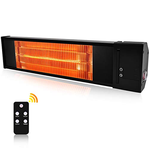 TRUSTECH Electric Infrared Patio Outdoor Heater with Remote Control