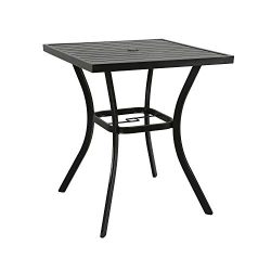 Ulax furniture Outdoor Patio Bar Table Counter Height Table